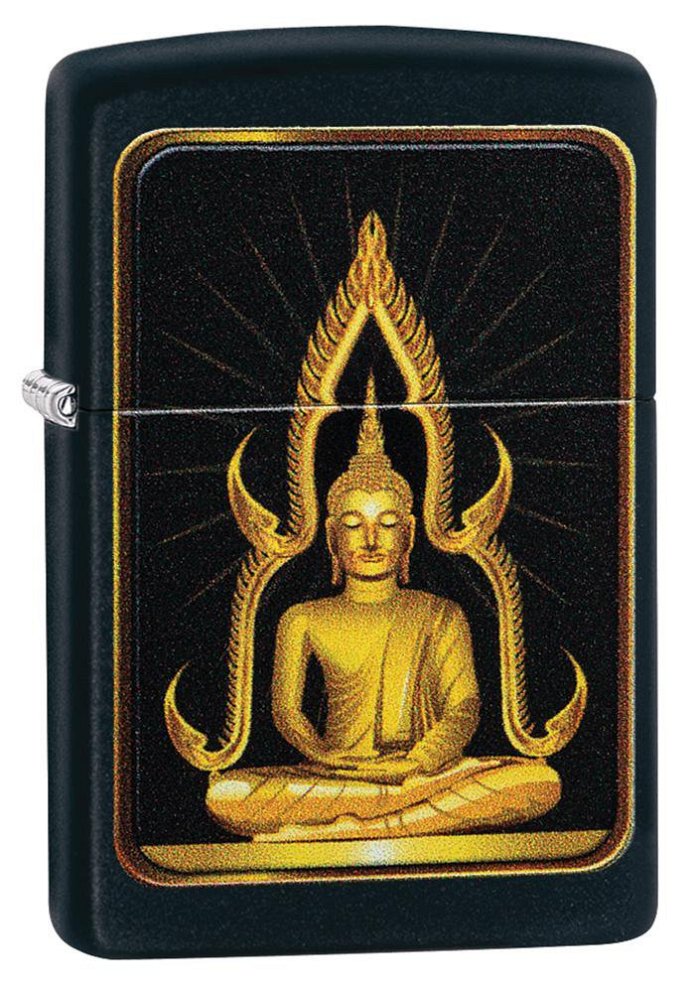 ZIPPO - Black Matte Buddha