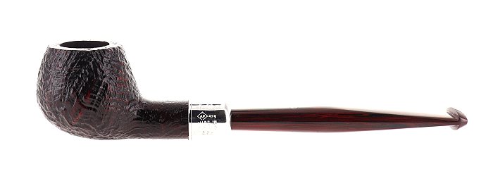 Pipa ASHTON BRINDLE XX sabbiata marrone shape straight prince vera in argento