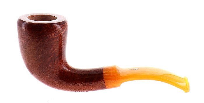 Pipa Mastro Geppetto by Ser Jacopo LISCIA 1 marrone shape dublin acorn semicurva