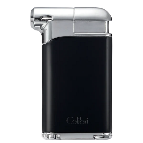 Colibri - Accendino PACIFIC per Pipa - Nero e Cromo