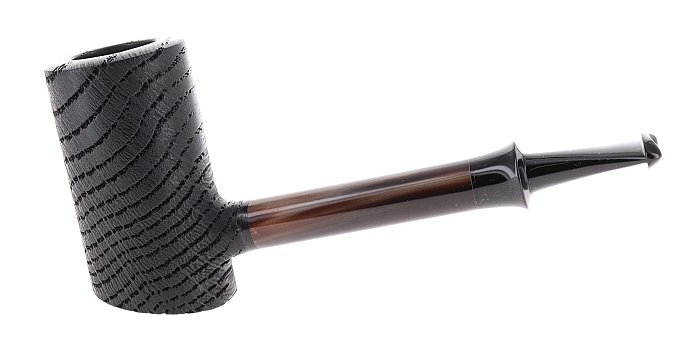 Pipa Mimmo Provenzano GRADO C Morta Bog Oak shape stand up cherrywood poker