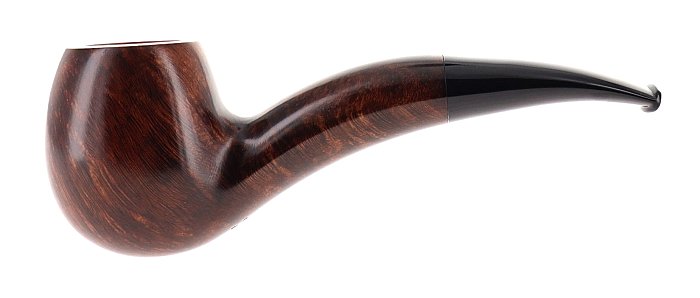 Pipa Caminetto 03.41 liscia marrone shape hawkbill