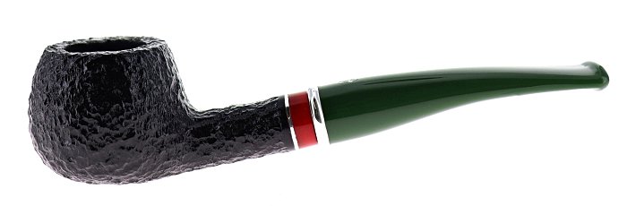 Pipa SAVINELLI St. Nicholas 2025 315 KS rusticata shape prince semicurva - FIltro 6mm - Edizione Limitata