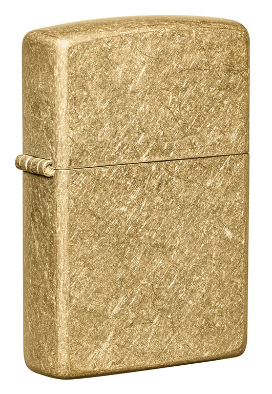 Zippo Tumbled Brass