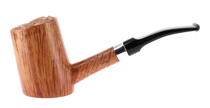 Pipa DON CARLOS FIAMMATA 1 NOTA ♪ liscia chiara shape stand up cherrywood poker barktop vera in argento