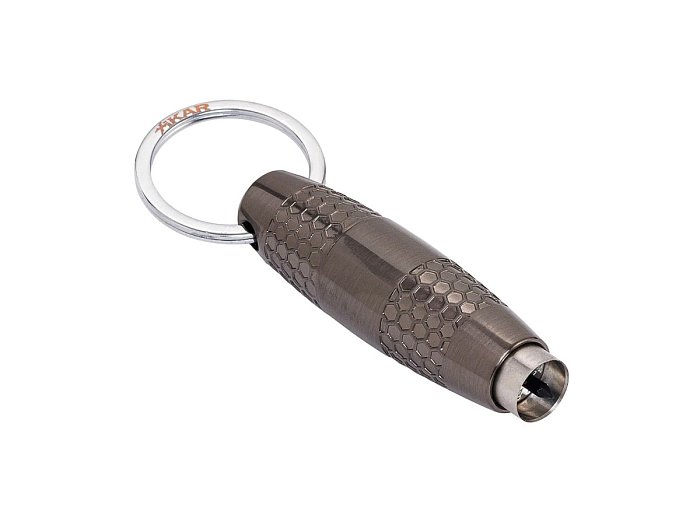 Rattray's - Buca Sigari BULLET 10mm Gunmetal Satinato con PortaChiavi