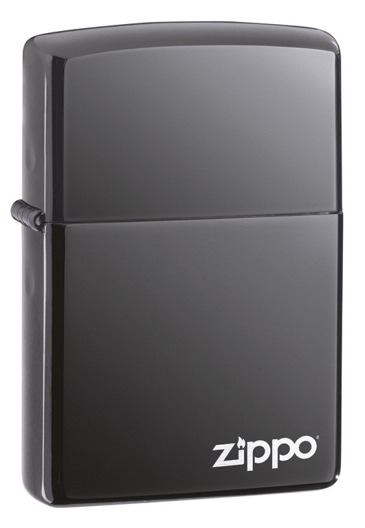Zippo PVD Black Ice Logo