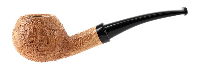 Pipa Franz Pipe rusticata naturale shape author