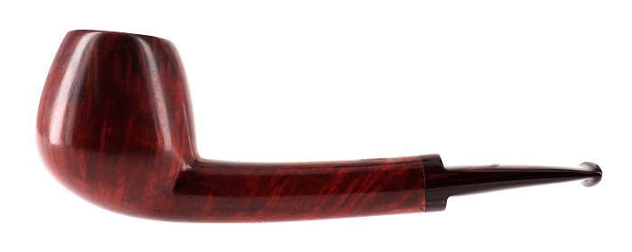 Pipa Franz Pipe liscia rossa shape freehand semicurva