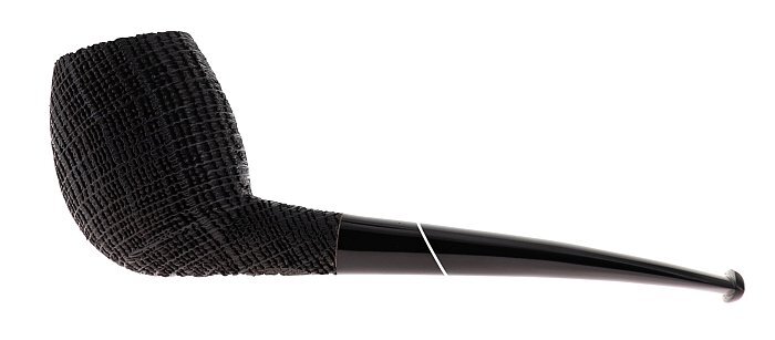 Pipa REGINA SCARLATTA Morta bog oak sabbiata shape canted apple semicurva
