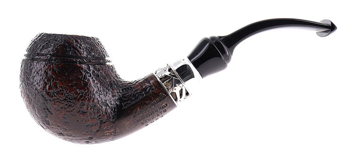 Pipa Mastro Geppetto by Ser Jacopo PIPA DELL' ANNO 2026 SABBIATO shape half bent apple