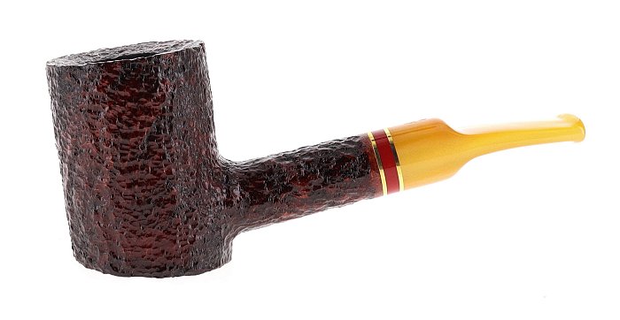 Pipa SAVINELLI St. Nicholas 2024 311 KS rusticata shape stand up cherrywood poker - FIltro 6mm - Edizione Limitata