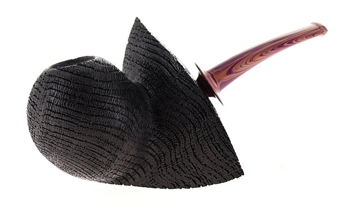 Pipa LA BIOTA Morta Bog Oak shape freehand chubby fish pipe