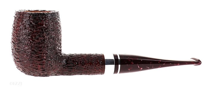 Pipa Savinelli Bacco 128 rusticata bordeaux shape billiard 9mm