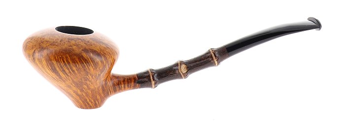 Pipa DUCA "DUCA" BAMBOO liscia marrone shape stand up freehand