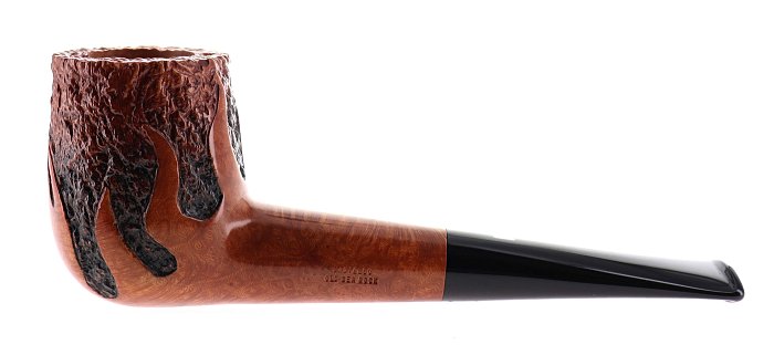 Pipa Castello 100° ANNIVERSARIO TABACCHERIA GUZZI Fiamme rusticata fumè shape stand up billiard Edizione Limitata Numerata N° 28/29