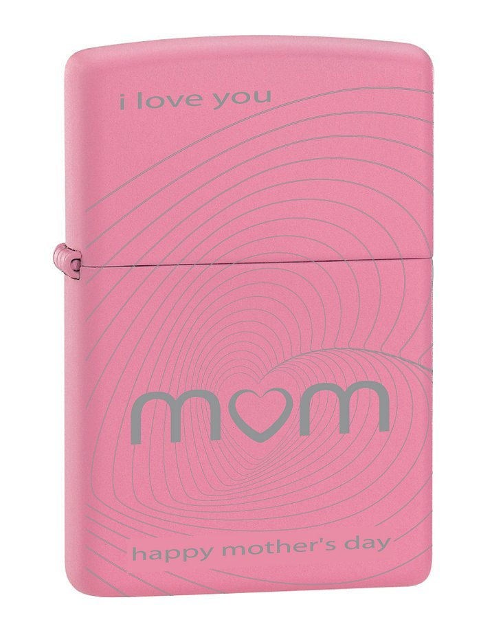 Zippo Rosa Matte - Festa della Mamma