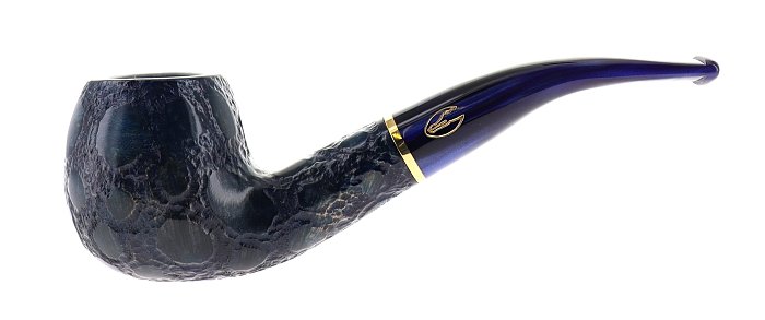 Pipa Savinelli ALLIGATOR 626 blu shape half bent apple 9mm