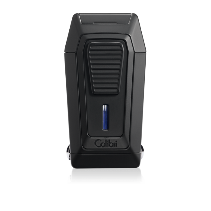 Colibri - Accendino GOTHAM Jet Flame Tripla Fiamma - Black con V-Cut