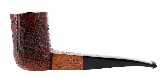 Pipa Ser Jacopo dalla Gemma S2 sabbiata marrone shape chimney billiard semicurva