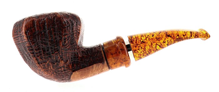 Pipa Ser Jacopo dalla Gemma S2 C DELECTA AMBRA sabbiata marrone shape magnum panel dublin