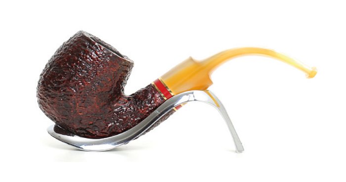 Pipa SAVINELLI St. Nicholas 2024 614 rusticata shape hungarian oom paul - FIltro 9mm - Edizione Limitata