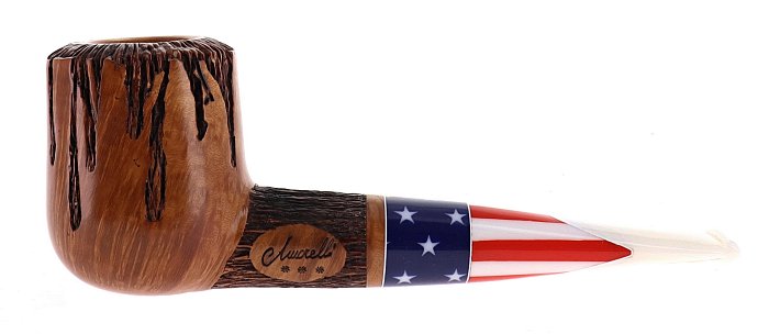 Pipa Amorelli *** 3 STELLE PATRIOT PENNA DI SAN MICHELE shape stand up billiard