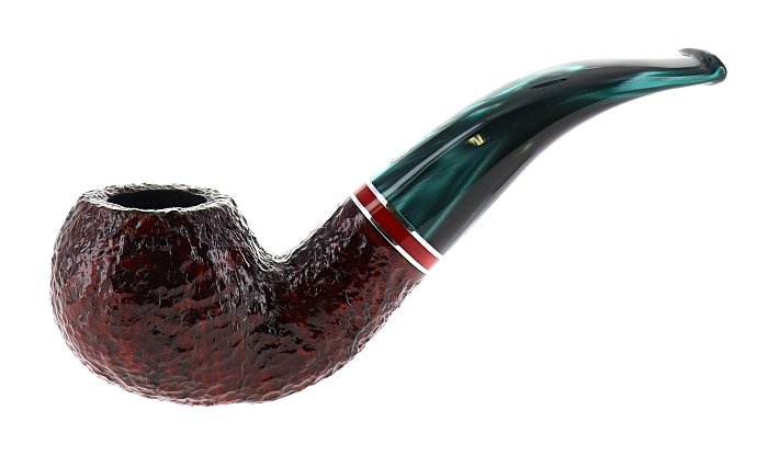 Pipa SAVINELLI St. Nicholas 2026 642 rusticata shape apple curva - FIltro 6mm - Edizione Limitata