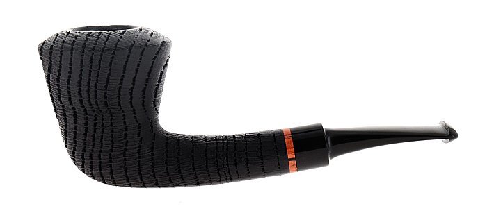 Pipa Mimmo Provenzano GRADO C morta bog oak shape 1/8 bent dublin calabash