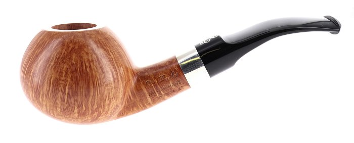 Pipa DON CARLOS FIAMMATA 1 NOTA liscia chiara shape magnum author vera in argento
