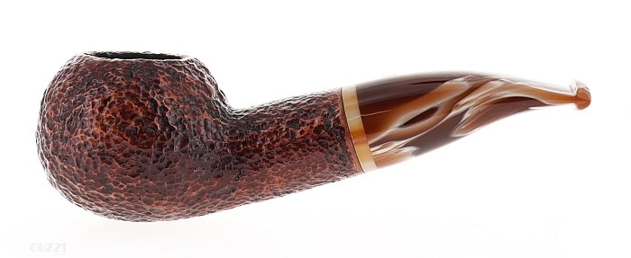 Pipa Savinelli Dolomiti 320 KS rusticata marrone shape author 9mm