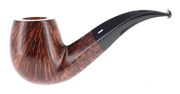 Pipa Castello "CASTELLO" G liscia marrone shape magnum bent egg