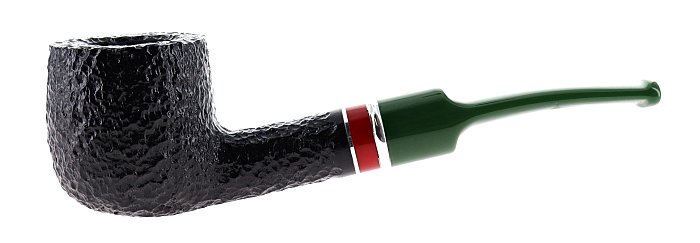 Pipa SAVINELLI St. Nicholas 2025 121 rusticata shape stand up cherrywood poker - FIltro 9mm - Edizione Limitata