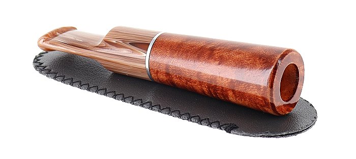 Fuma Toscani - Bocchino in Metacrilato e Radica con Filtro 9mm - COFFEE