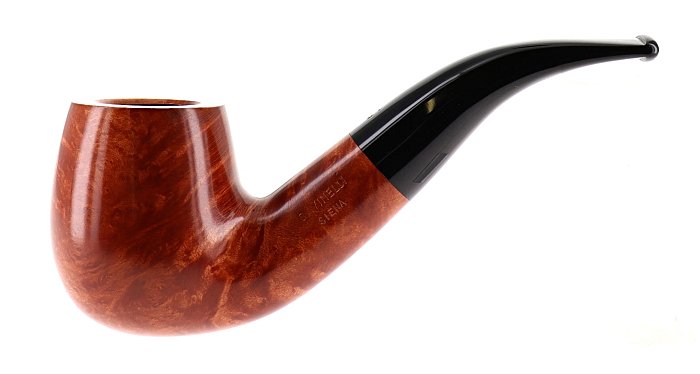 Pipa Savinelli Siena 616 KS liscia chiara shape bent filtro 6mm