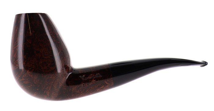 Pipa Caminetto 03.43 MOUSTACHE liscia marrone shape magnum tulip semicurva