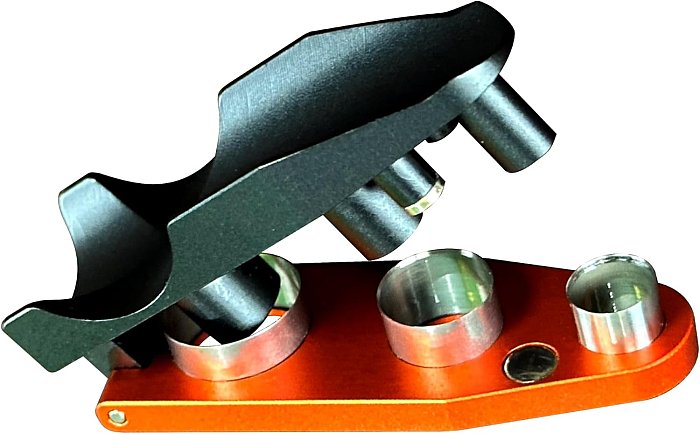 Perfec Cigar - Perfec Punch & Stand - Bucasigari triplo perforazione con poggia sigaro