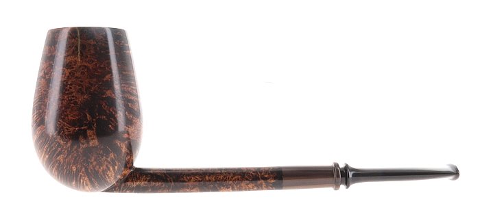 Pipa Piero Vitale * 1 LUNA liscia marrone shape pencil egg lovat