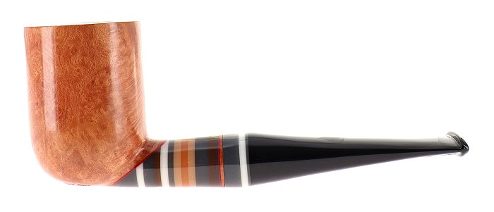 Pipa Amorelli ** 2 STELLE FRAC liscia marrone shape billiard