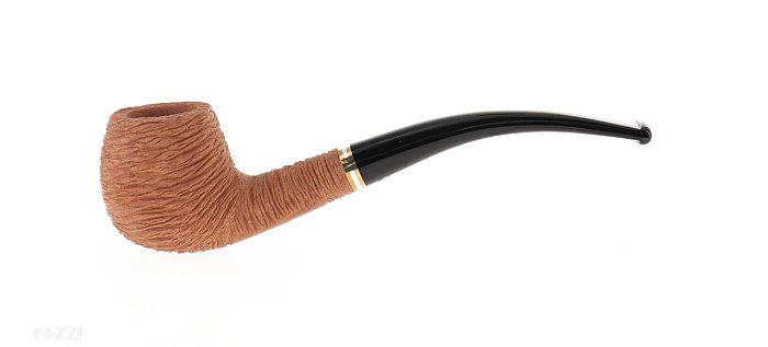 Pipa Savinelli Petite 626 rusticata naturale shape apple semicurva