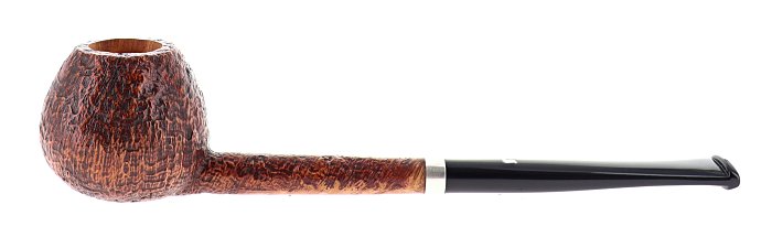 Pipe Ser Jacopo dalla Gemma S2 A sabbiata marrone shape stand up pencil prince vera in argento