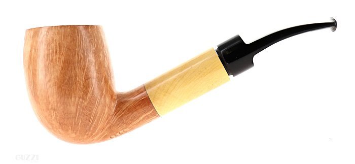 Pipa BACIGALUPI 4 VELE liscia fiammata shape magnum half bent egg