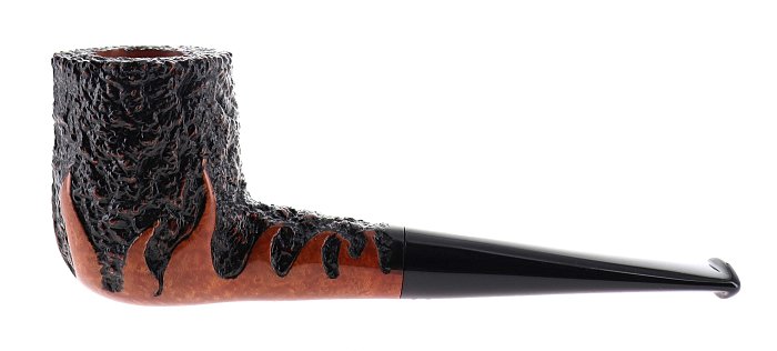 Pipa Castello 100° ANNIVERSARIO TABACCHERIA GUZZI Fiamme rusticata shape stand up billiard Edizione Limitata Numerata N° 2/29