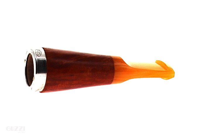 Fuma Toscano - Bocchino Hand Made CORTO in Radica e Metacrilato ambra con Vera Argento