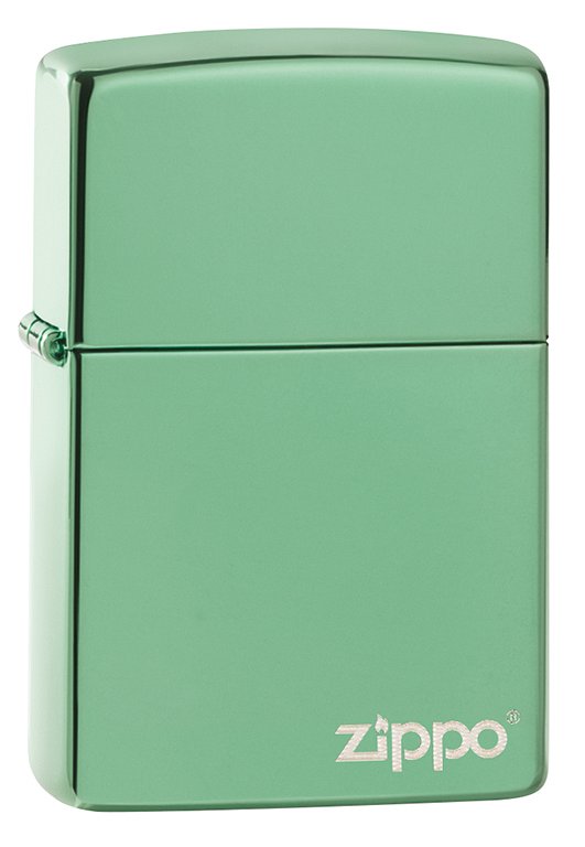 Zippo - High Polish Green Logo