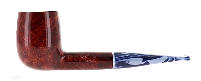 Pipa Savinelli - OCEANO 111 KS liscia bordeaux shape billiard 6mm