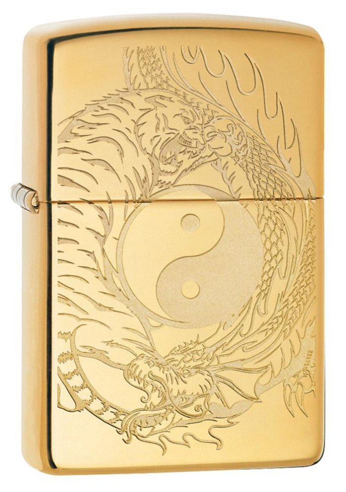 ZIPPO - Tiger and Dragon Design