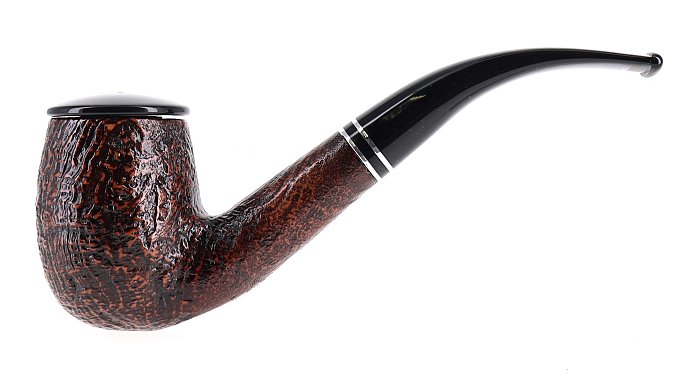 Pipa Savinelli Monsieur sabbiata 606 KS shape Robusta Billiard curva