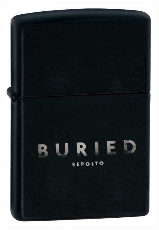 Zippo Buried Sepolto - Limted Edition - Black Matte Nero