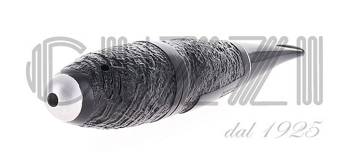 Pipa Vauen - ZEPPELIN - Sabbiata Nera - Filtro 9mm